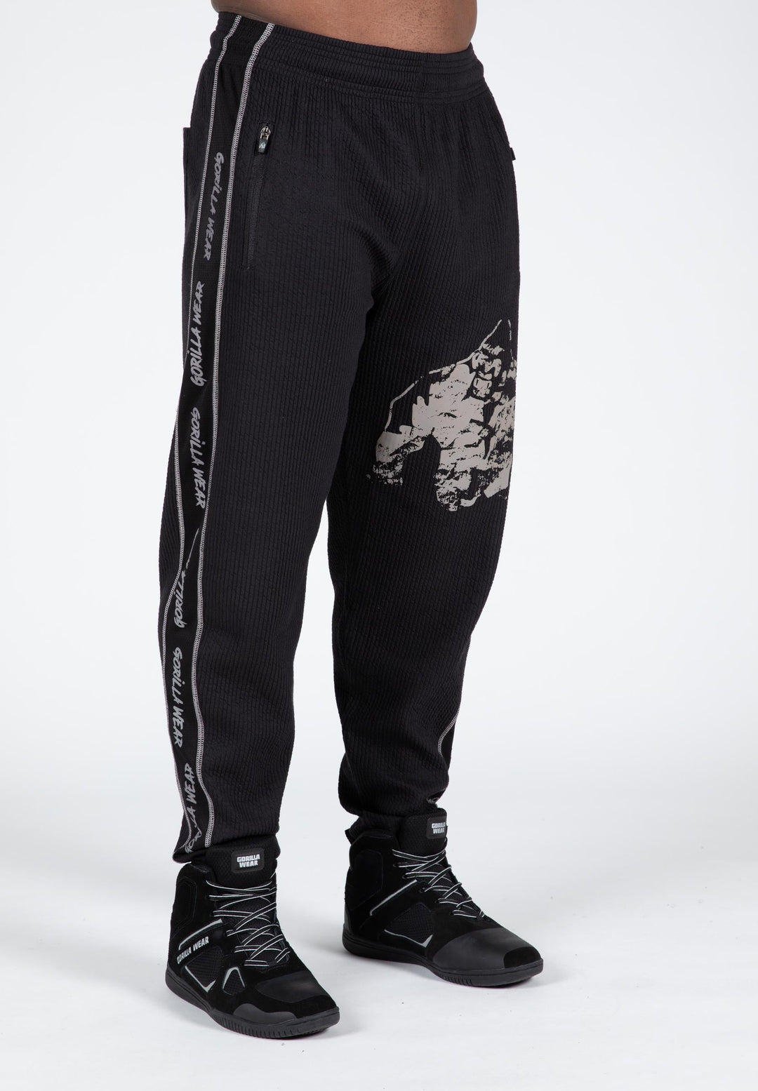 Buffalo Old School Workout Pants - Black/Gray