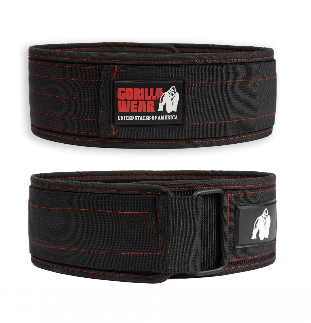 Padded Lifting Straps – Red – Gorilla Wear