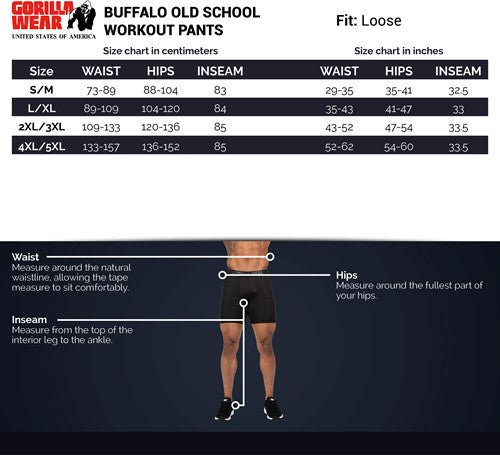 Buffalo Old School Workout Shorts - Black/Gray Gorilla Wear