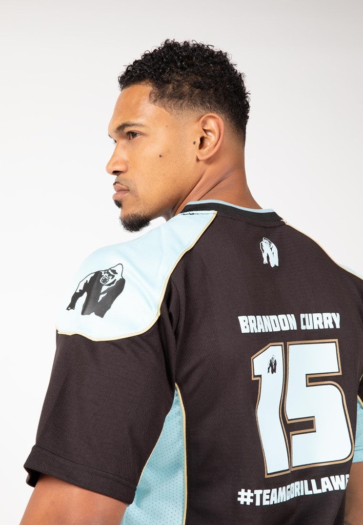 Athlete T-shirt 2.0 - Brandon Curry - Black/light Blue