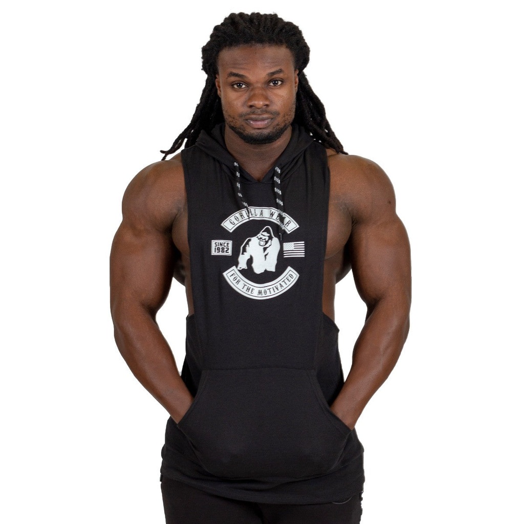 Lawrence Hooded Tank Top - Black