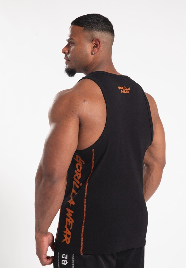 Monterey Tank Top - Black/Orange