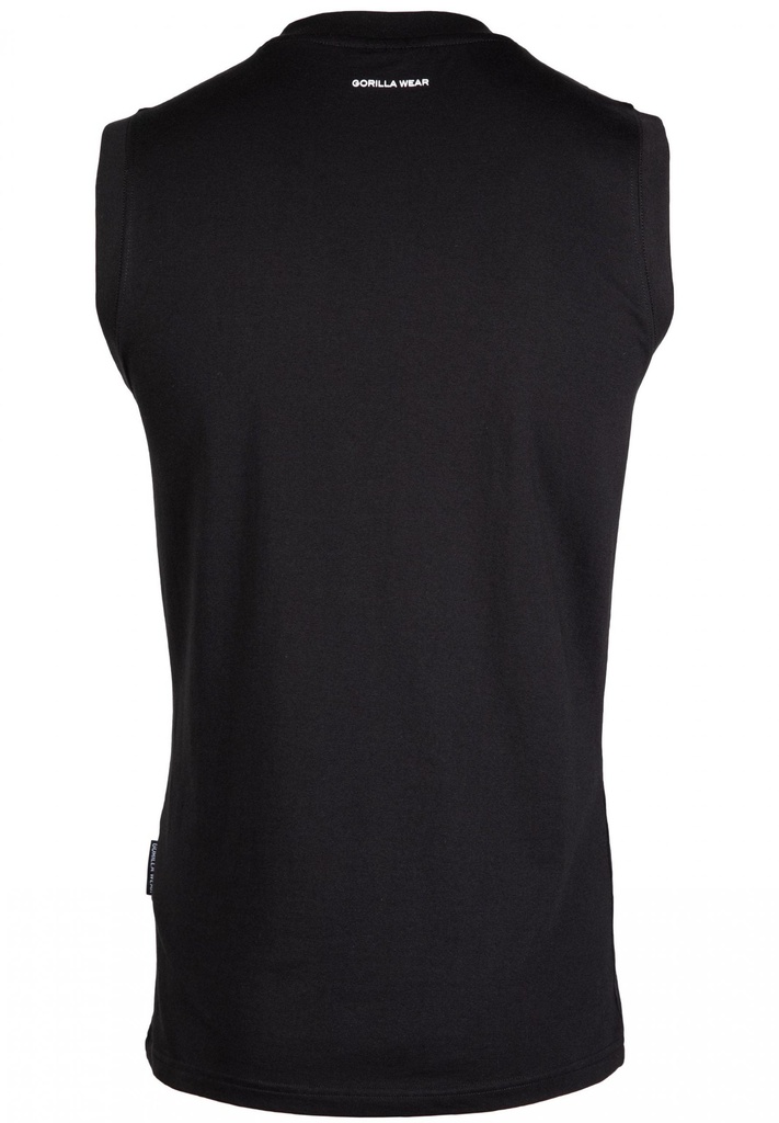 Sorrento Sleeveless T-Shirt - Black