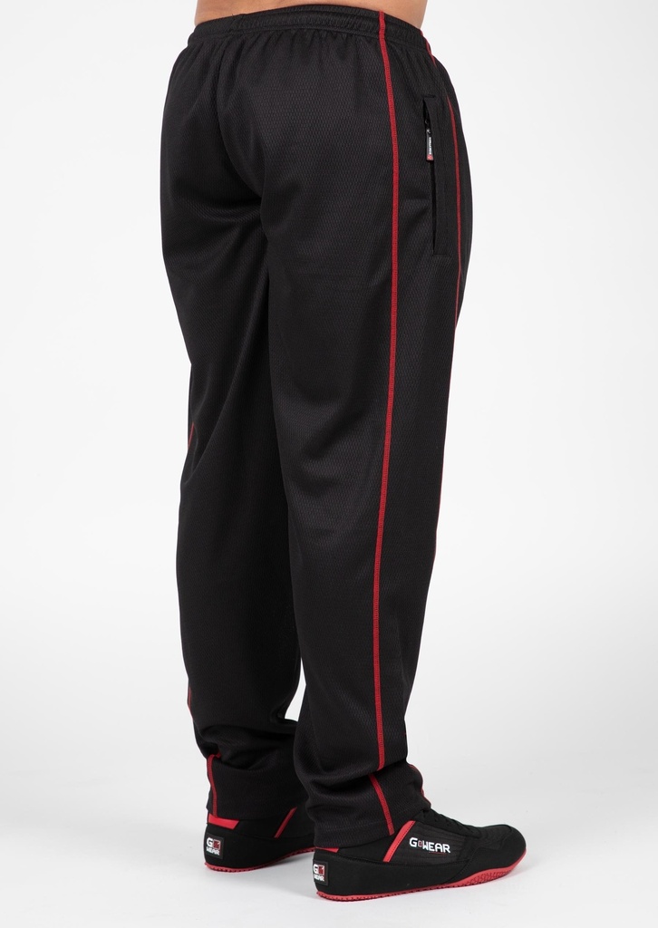 Wallace Mesh Pants - Black/Red