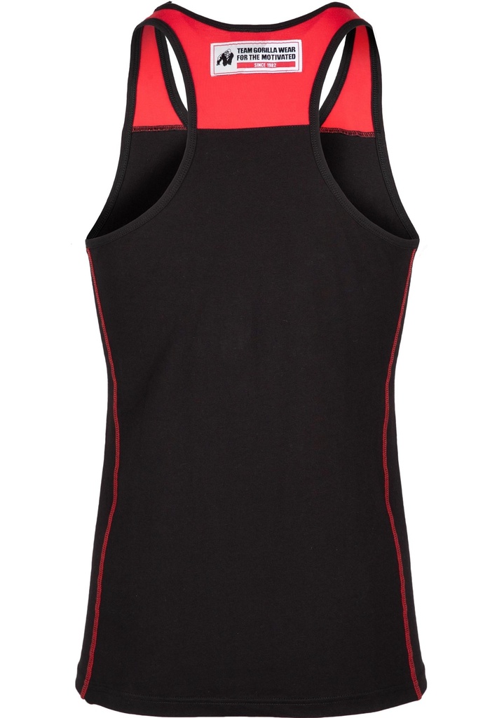 Wallace Tank Top - Black/Red