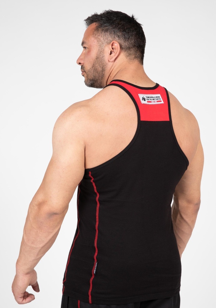 Wallace Tank Top - Black/Red