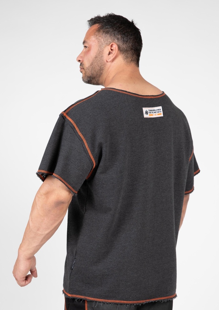 Wallace Workout Top - Gray/Orange