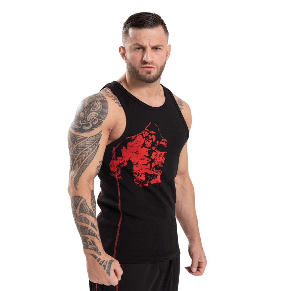 Monterey Tank Top - Black/Red 