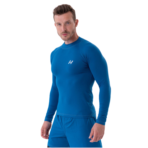 FUNCTIONAL T-SHIRT WITH LONG SLEEVES "ACTIVE" Blue 