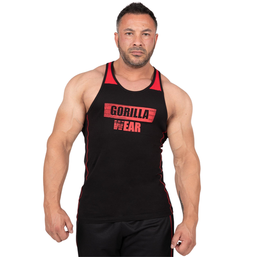 Wallace Tank Top - Black/Red 