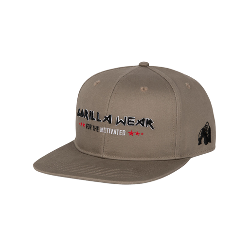 [1208] Wayne Snapback Cap - Brown 